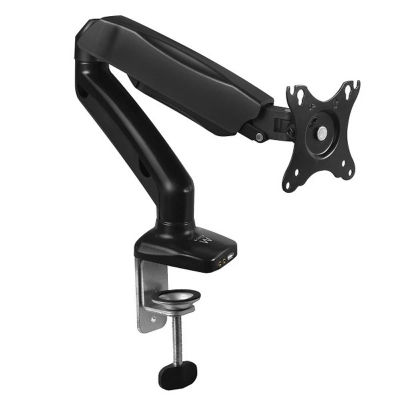 Soporte de mesa ewent ew1515 para 1 monitor tv hasta 27pulgadas - resorte de gas - usb 3.1 - microfono - altavoz