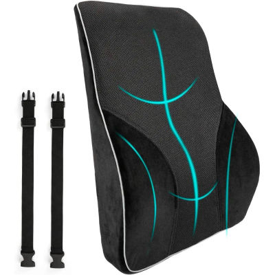 Carttiya Cojín Lumbar Coche, Almohada de Soporte Lumbar Ergonómica