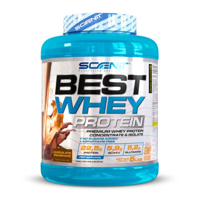 Best Whey Protein - Hasta 2,27 kg - 100% whey protein, proteinas whey para el desarrollo muscular - Proteinas para masa muscular con aminoácidos - Whey protein + proteinas whey isolate