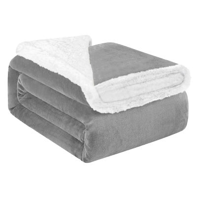 Acomoda Textil – Manta de Sedalina con Borreguito Extra Suave para Invierno. Manta Cálida, Ligera y Transpirable para Cama. Mantita Lisa Reversible de Sofá, Sillón y Viaje.