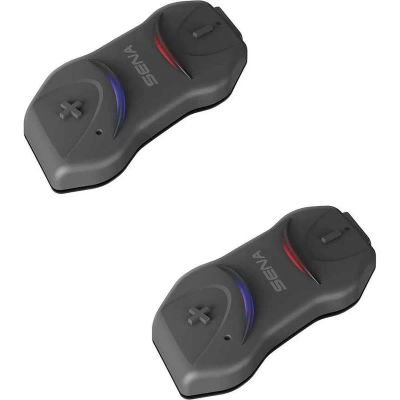Sena 10R Dispositivo de comunicación Bluetooth con diseño compacto y delgado, Paquete Doble