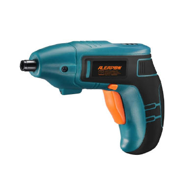 Destornillador Eléctrico Inalámbrico, 5 N.m, 3,6V, 2000mAh, con Luz LED, 9 Boquillas, Portabrocas Magnético, Cable USB, Azul. Atornillador Inalámbrico Compacto Portatil para La Instalación de Muebles