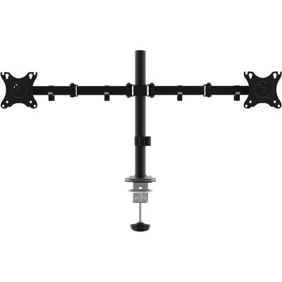 Unykach Soporte TV/MONITOR Dual de Escritorio Curvas de 10-32 Pulgadas (hasta 10 kg brazo), Ajustable y Giratorio, VESA máx 100 x 100 mm