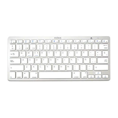 Teclado Bluetooth Universal Nilox NXKB01S - Plata