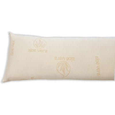 DECASATEXTIL®-Funda de Almohada Aloe-Vera con Cremallera Lateral- Diferentes Medidas- Adaptable, Hiper-Transpirable, Anti ácaros, Valida para Todo Tipo de Almohadas.