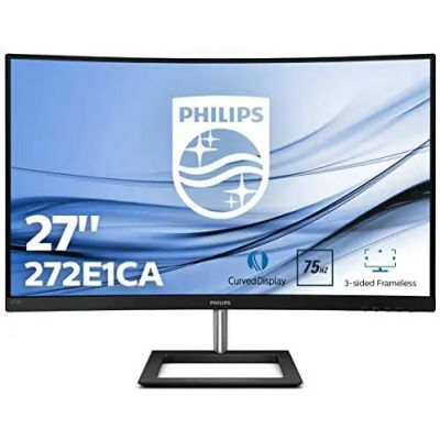 Philips Monitors 272E1CA/00-27"" FHD, Curved 1500R, 75Hz, VA, FreeSync (1920x1080, D-Sub, HDMI, DisplayPort 1x1.2)"