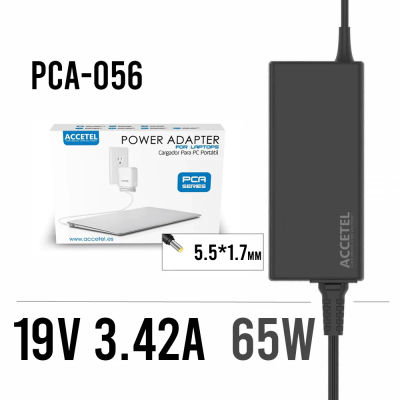 Accetel PCA-056 Cargador Acer 19V 3.42A 5.5*1.7mm 65W