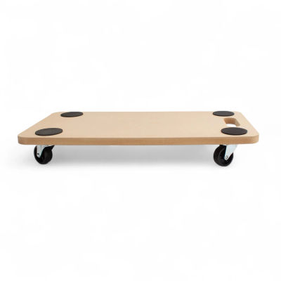 Base Con Ruedas Rectangular - Plataforma Con Ruedas, Carretilla De Carga, Base Con Ruedas Para Muebles Madera, Soporte Con Ruedas Para Plantas - 58x30cm