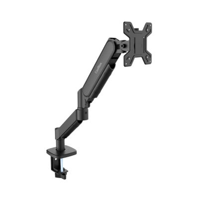 Coolbox m02 soporte de mesa con brazo articulado para monitor hasta 32” - giratorio e inclinable - gestion de cables - peso max 8kg - vesa 100x100mm - color negro