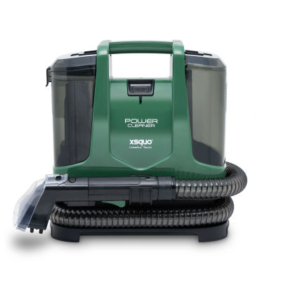 XSQUO Useful Tech. Power Cleaner Aspirador de tapicerías, alfombras moquetas y cortinas Pulveriza, limpia y aspira de una pasada. 400w de potencia, 2 depósitos de agua limpia y sucia. Manguera de 1,2