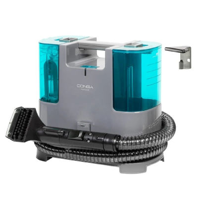 Cecotec Aspirador de Tapicerías Conga Popstar 3000 CarpetClean. 400 W, 2 Depósitos -1 de Agua Limpia y 1 de Sucia