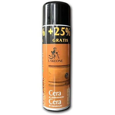 LAKEONE - Cera en Spray Mantenimiento para Muebles Barnizados o Encerados de Interior