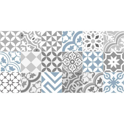 Viniliko, Alfombra de vinilo de alta calidad, Modelo Collage con Petróleo