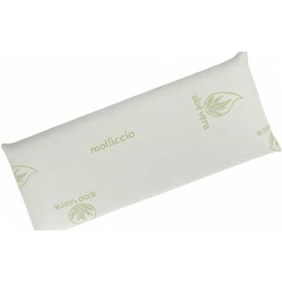 Almohada Viscoelástica MOLLICCIO -Funda tejido Aloe Vera, Antiácaros y Ergonómica GADETEX