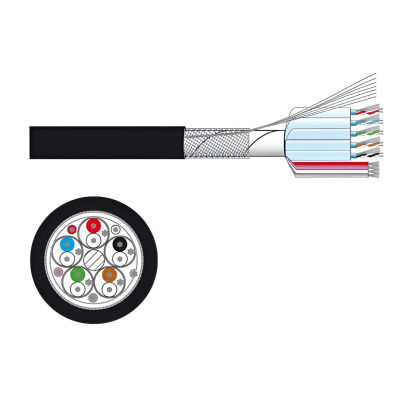 Fonestar Cable HDMI CH-124 100m Profesional Blindado para Conexiones de Monitores y Proyectores