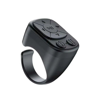Anillo Control Remoto Almalux® Bluetooth 5.3 para Selfies TikTok Videos, 7 Botones, Batería 48h, iOS Android