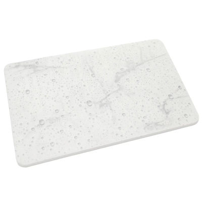 Alfombra de Baño de Piedra Diatomita 40x60 cm. Tapete Antideslizante de Secado Rápido y Alta Absorción Práctico, Higiénico y Funcional para el Hogar