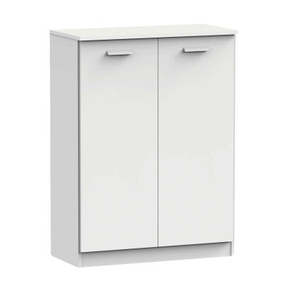 Miroytengo Mueble Zapatero Armario Auxiliar Multiusos Habitacion Pasillo Cocina Color Blanco 101x74x37 cm
