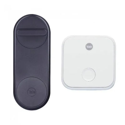 Cerradura Inteligente Yale Negro con Conectividad Wi-Fi para Muebles