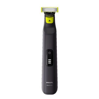 Recortadora, Barbero y Afeitadora Philips OneBlade Pro 360 QP6542/15 - Cara y Cuerpo, Recorta, Perfila y Afeita, Batería 90min, 14 Ajustes Corte, Seco y húmedo, Cable para carga USB incluido. No