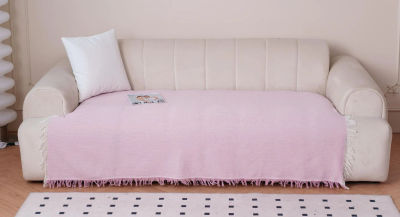 NEW & Almeritex 2000 Colcha Multiusos Sofa, Manta Foulard, Plaid para Cama, Cubresofa Cubrecama Mix Rosa