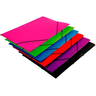 Mariola carpeta con gomas pp 450 micras solapa 8º colores surtidos