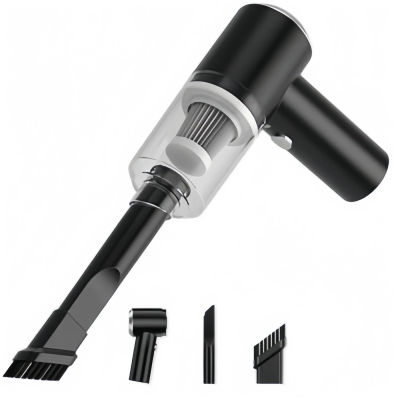 Aspiradora de mano portatil,mini aspiradora de mano ideal para coche Mini Aspirador Coche Potente, Aspiradora sin Cable Carga USB 6000 Pa 120W, Vacuum Cleaner de Coche Inalámbrico Potente