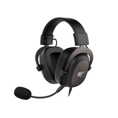 Auriculares Gaming HAVIT H2002D con Micrófono Desmontable, Cascos Gamer con Altavoces Composite Dome Z de 53mm, Sonido Envolvente, Aislamiento de Ruido, Jack 3.5mm para PC PS5 PS4 Xbox Switch