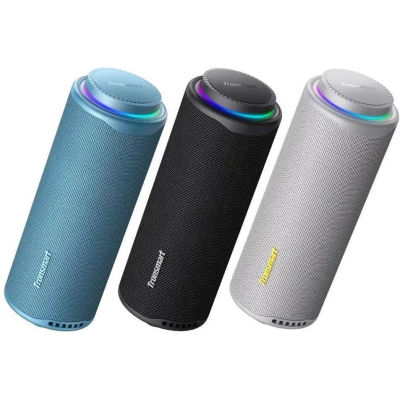 Tronsmart T8 Altavoz Portátil Bluetooth 40W, Luces Led, Protección Agua IPX7, Graves Potentes con Sonido Stereo de Alta Fidelidad, Speaker Inalámbrico con EQ para, Interior, Exterior original