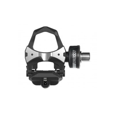 FAVERO - Pedales Assioma Uno con sensor de potencia en pedal izquierdo para bicicleta de carretera, precisión ±1%, Bluetooth y ANT+, recargables hasta 50 horas, impermeables IP67