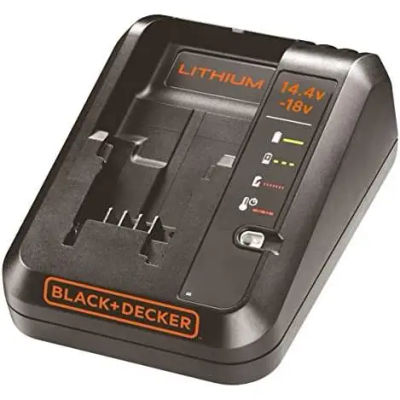 Cargador Black & Decker BDC1A para Baterías de Litio de 14.4V y 18V - Carga Rápida