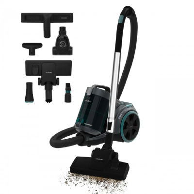 Cecotec Aspiradora con Cable sin Bolsa de Trineo Conga Rockstar Multicyclonic XL PowerStyle. 900W, Multiciclónico sin Bolsas