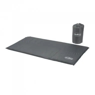 Olmitos - Colchón cuna auto hinchable para bebés, compatible con cunas estándar, válvula autohinchable y bolsa de viaje, gris, medidas 120x60x4,3 cm