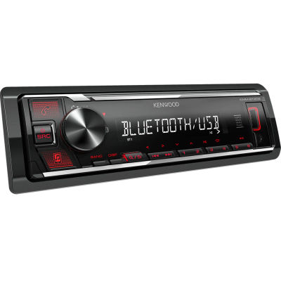 Kenwood KMM-BT209 Autorradio 1-DIN multimedia digital con Bluetooth, manos libres y música en Streaming.
