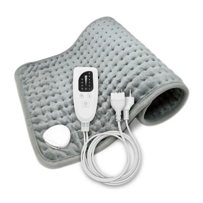 LED ATOMANT Manta Eléctrica Lumbar 60x30cm 75W, Función de Temporizado y Apagado Automático, 6 Niveles de Temperatura, Tejido Ultrasuave