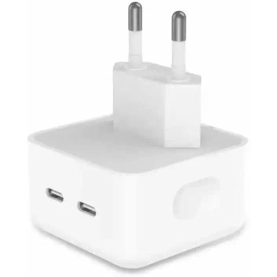 Cargador Rápido 35W Doble Puerto Tipo C, Adaptador de Corriente Doble Puerto Tipo C Carga Rápida 35W QC3.0 PD3.0 Compatible con móviles, tabletas y otros dispositivos electrónicos.