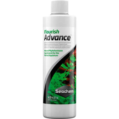 Seachem Laboratories Inc Seachem Flourish Advance 250ml - Estimulante de Crecimiento para Plantas Acuáticas - Fitohormonas Minerales - Seguro para Peces