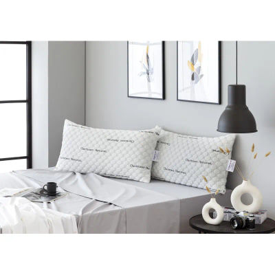 Todocama - Almohada Viscoelástica Copos Carbono Firmeza Media-Alta