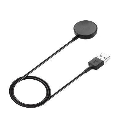 FGNS. Cargador Magnético con Adsorción Fuerte Negro 1M Compatible para Sams Watch 5/5 PRO/Galaxy Watch 4/ Watch 3 45mm 41mm/ Watch Active 2,