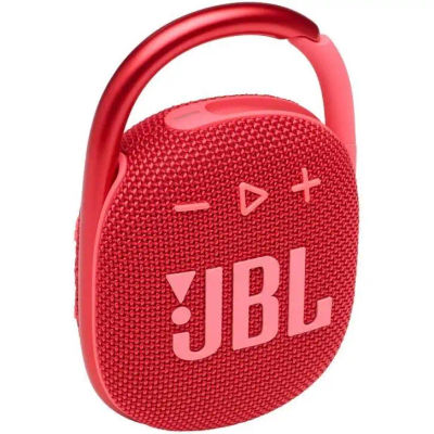 JBL Clip 4 Altavoz inalámbrico con Bluetooth, resistente al agua (IP67) y al polvo, con estilo llamativo y diseño ultraportátil, 10h de música continua