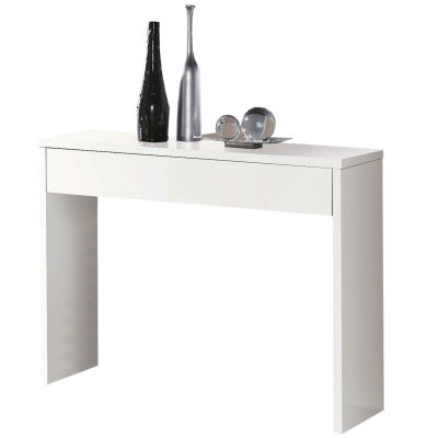 Miroytengo Mueble de Entrada Recibidor Lupe Estilo Moderno Color Blanco 101x76x30 cm