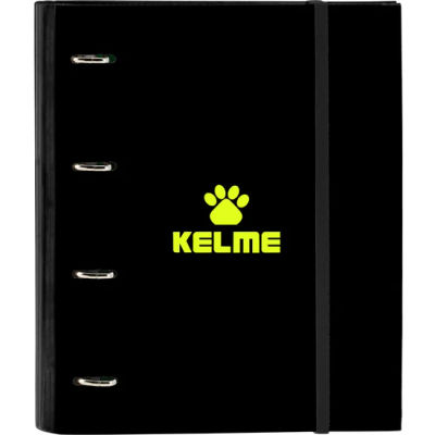 SAFTA CARPETA 4 ANILLAS 35MM CON RECAMBIO KELME "JUNGLE" - Carpeta Anillas Licencia Oficial - Diseño Exclusivo - Ideal para Uso Diario - Material Duradero - Compatible con Hojas A4