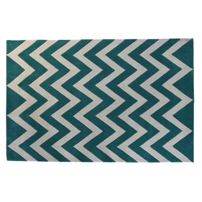 ALFOMBRA POLIESTER 160X230X2 1800 GSM ZIGZAG TX204773