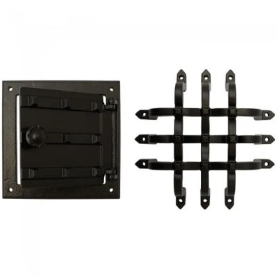 Mirilla Completa Forja 502 Negra - Herrajes para Muebles