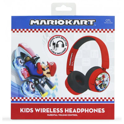 AURICULARES INFANTILES INALÁMBRICOS MARIO KART BLUETOOTH PLEGABLES OTL Technologies