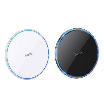 Hoco. CW6 Pro Cargador Inalambrico 15W Para Movil y Auriculares 2in1 Diseño De Luz De Respiración En El Borde