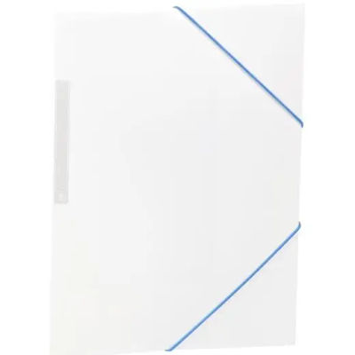 Carchivo carpeta 3 solapas folio c/gomas pp opaco blanco