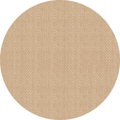 VINILIKO, Alfombra interior/exterior PVC Christopher redonda, imitación textura natural