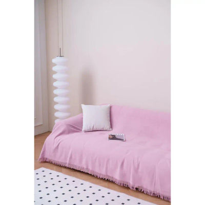 NEW & Almeritex 2000 Colcha Multiusos Sofa, Manta Foulard, Plaid para Cama, Cubresofa Cubrecama Rosa