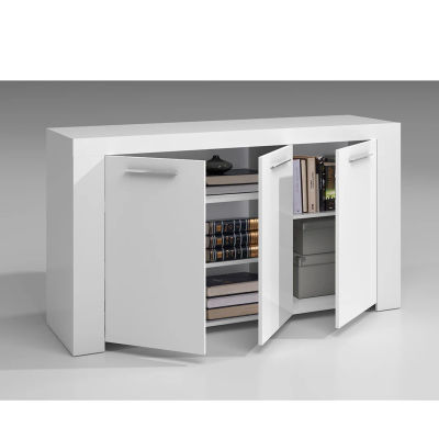MUEBLE SALON 3 PUERTAS 80X144X42 CM BLANCO ARTIK